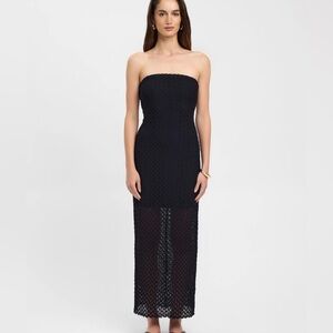 KOOKAI SAVANAH STRAPLESS DRESS - Black